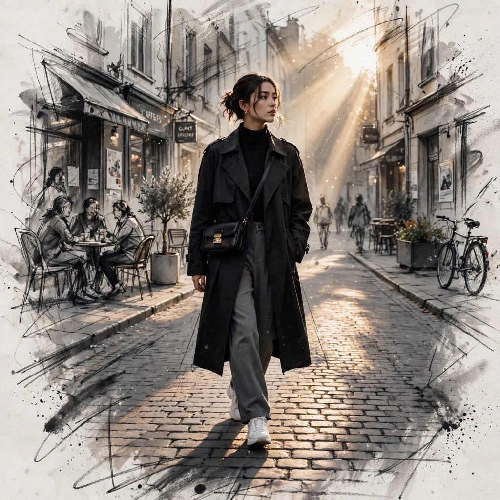 The Editorial Charcoal style rendered with muse-image-1.0