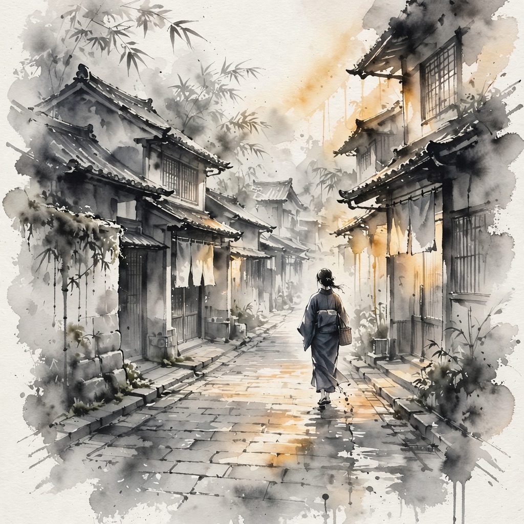 The inkflow style rendered with muse-image-1.0