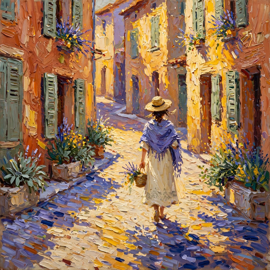 The Provençal Divisionist style rendered with muse-image-1.0