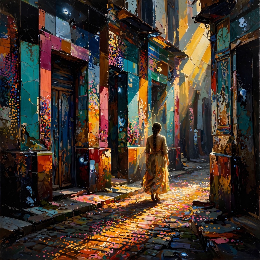 The Lacquered Luminism style rendered with muse-image-1.0