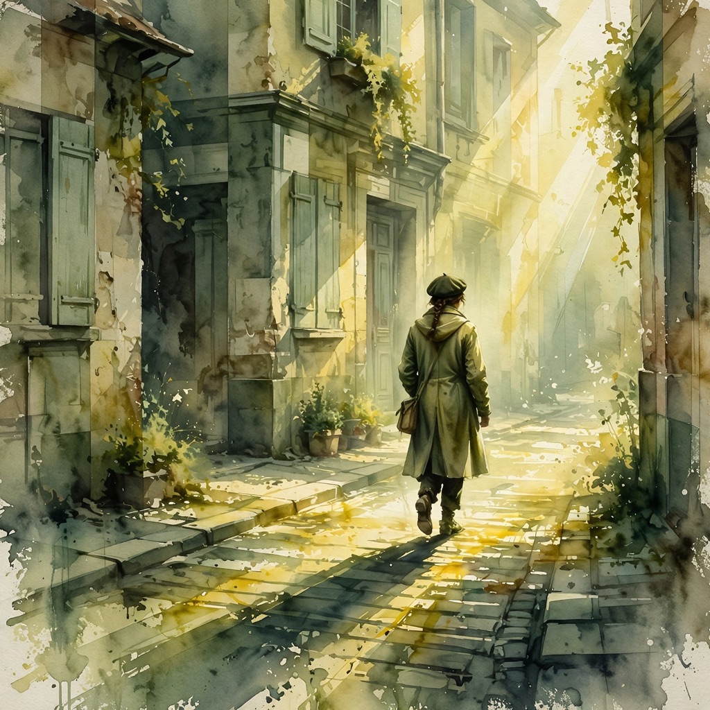The Chlorotic Ledger Luminism style rendered with muse-image-1.0