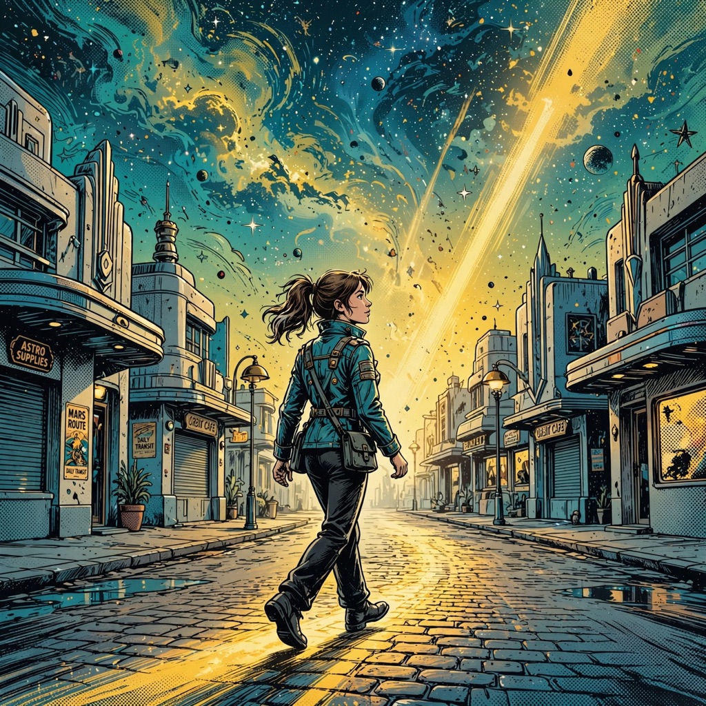 The CosmicBronze style rendered with muse-image-1.0