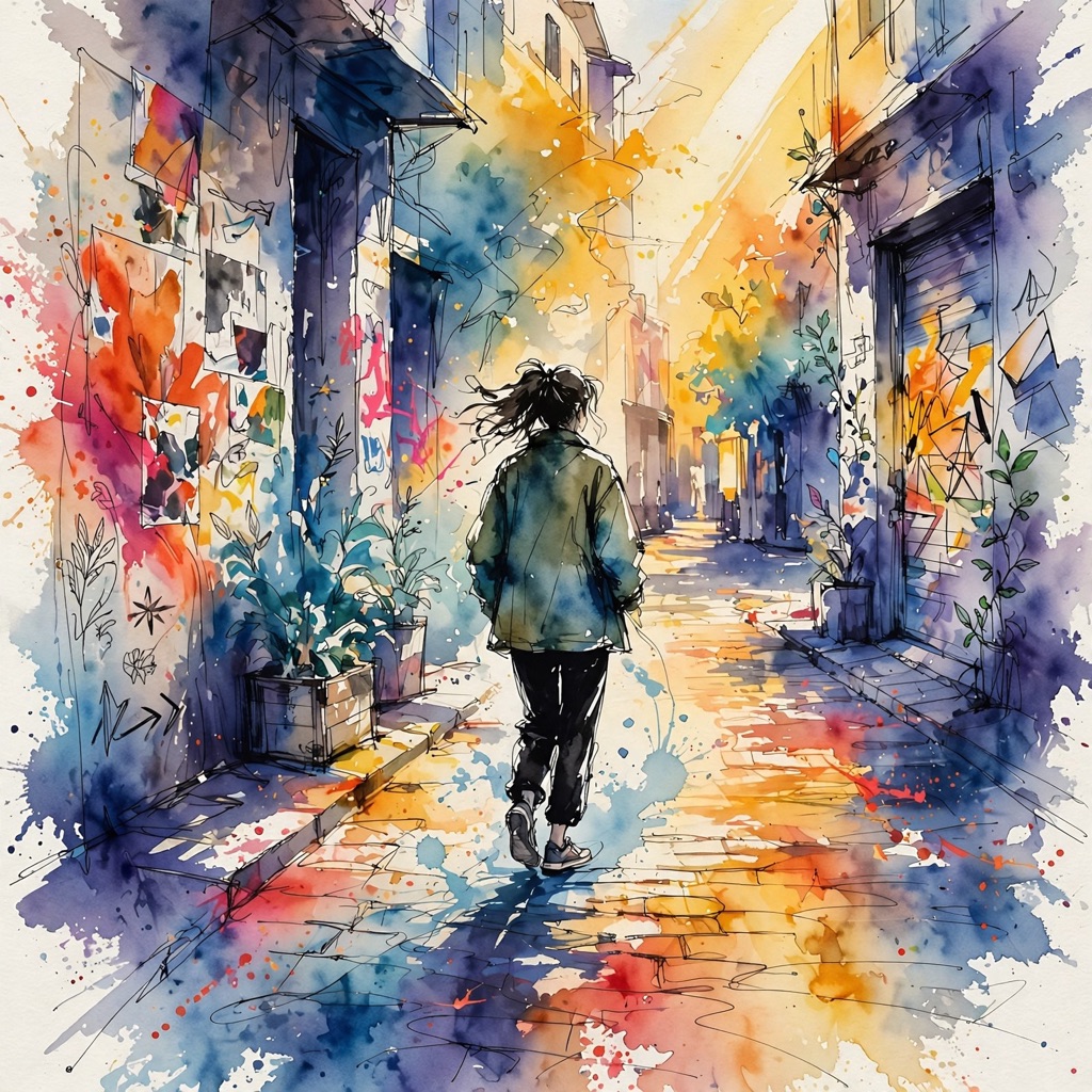 The Watercolor Expressionism style rendered with muse-image-1.0