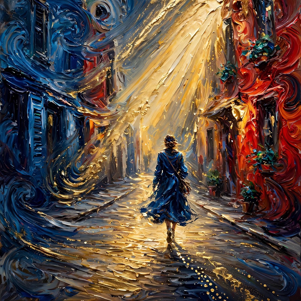 The Expressionist Glamour Swirl style rendered with muse-image-1.0