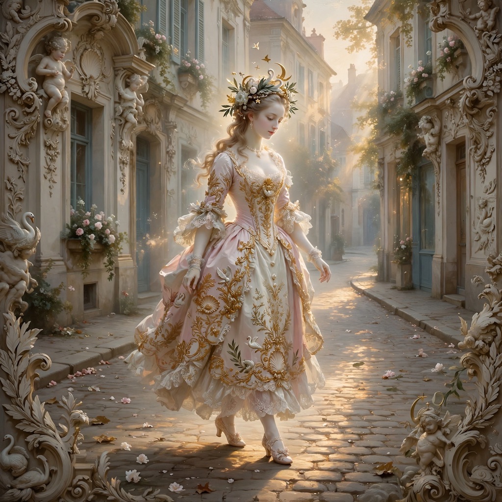 The BaroqueMystique style rendered with muse-image-1.0