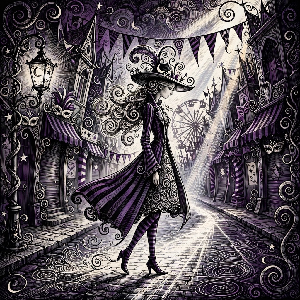 The Halloween:TimBarton style rendered with muse-image-1.0