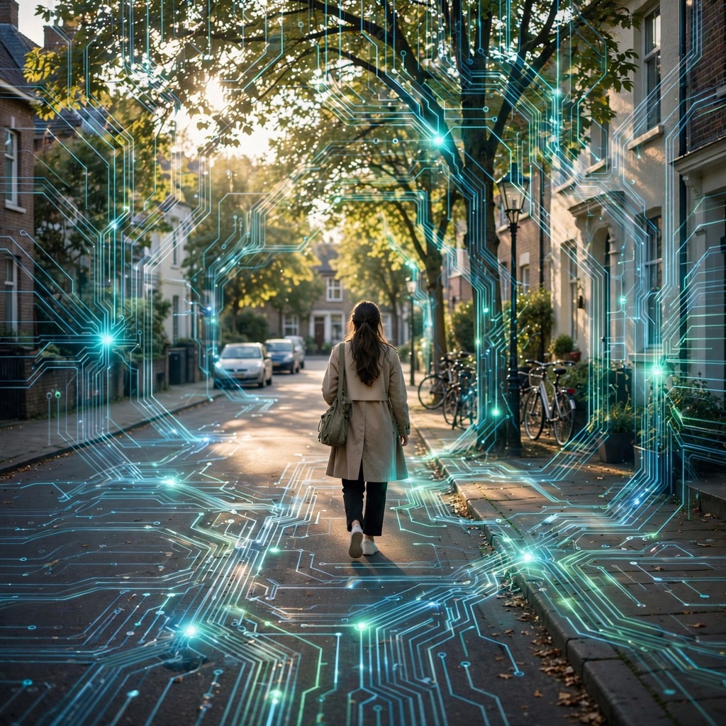 The Overlay: Circuitboard Luminescence style rendered with muse-image-1.0
