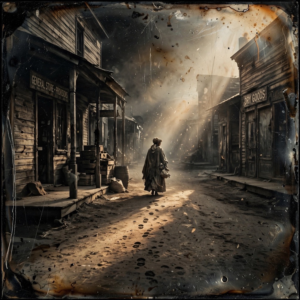 The tintype style rendered with muse-image-1.0