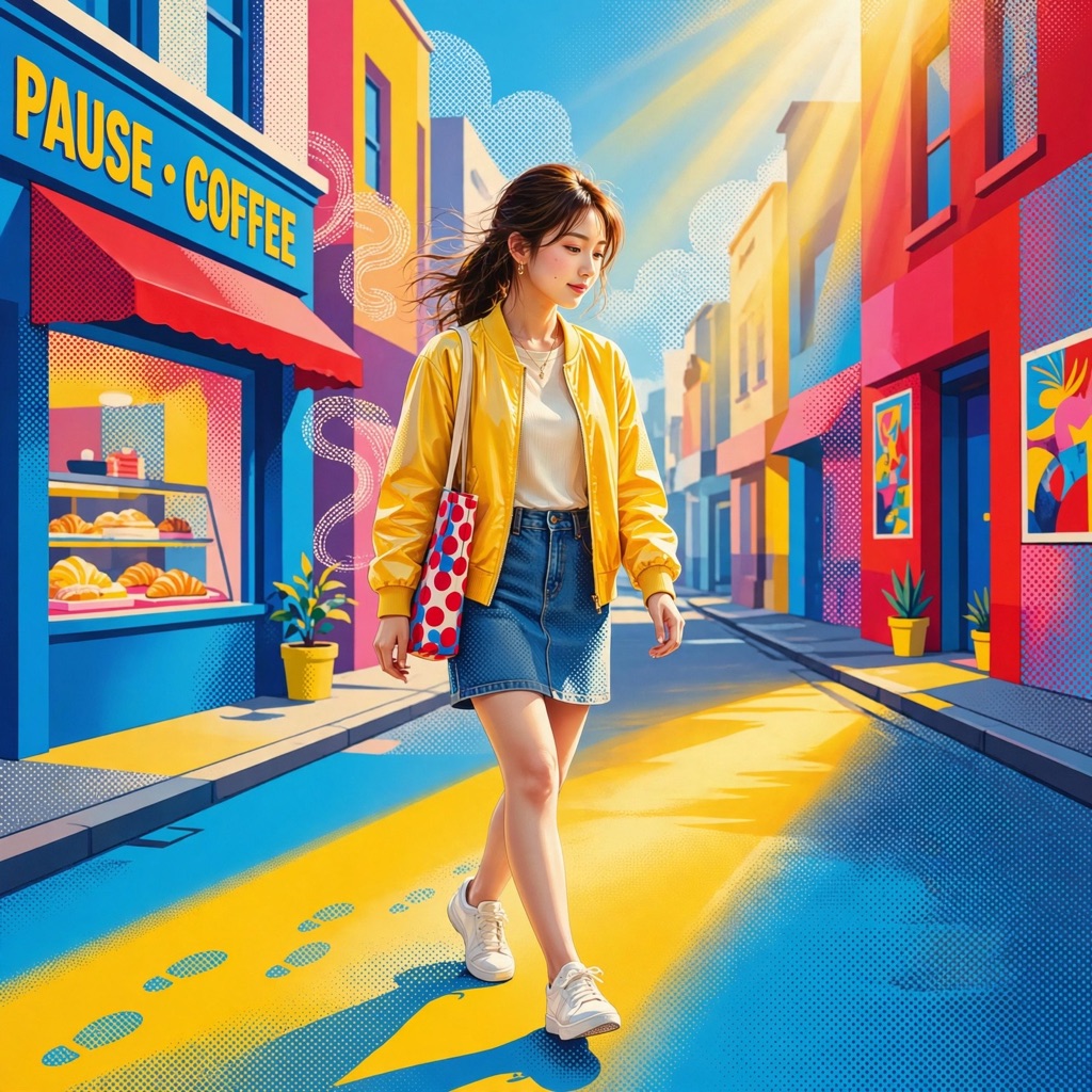 The Candy-Coated Americana style rendered with muse-image-1.0
