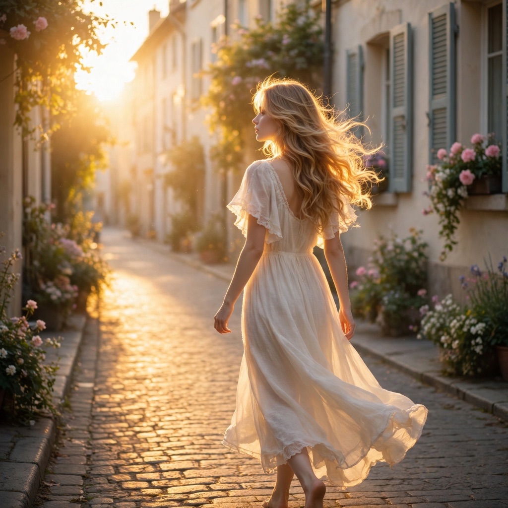 The Golden Romantic Idealism style rendered with muse-image-1.0