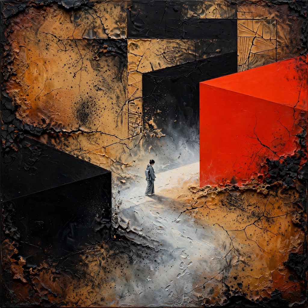 The Scorched Vermillion style rendered with muse-image-1.0