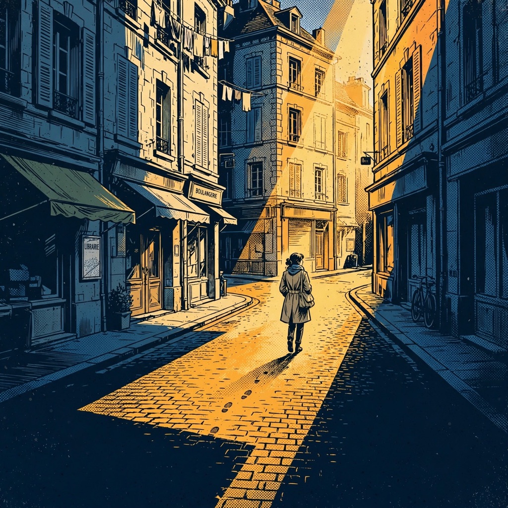 The Ligne-Noir style rendered with muse-image-1.0