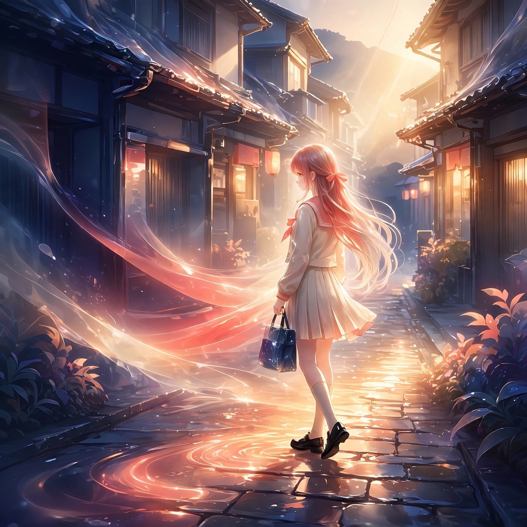 The Porcelain Shōjo style rendered with muse-image-1.0