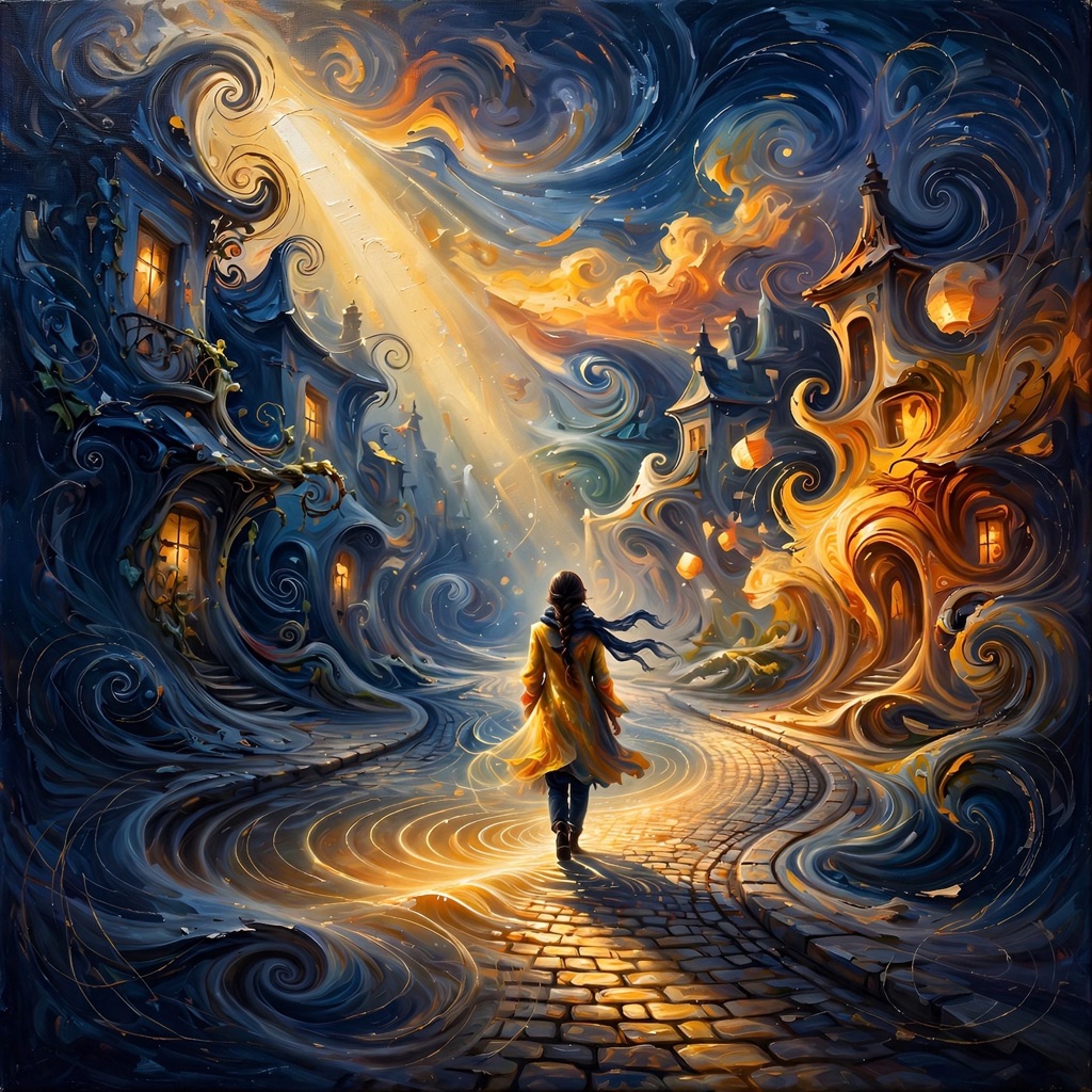 The Psychedelic Vortex Surrealism style rendered with muse-image-1.0