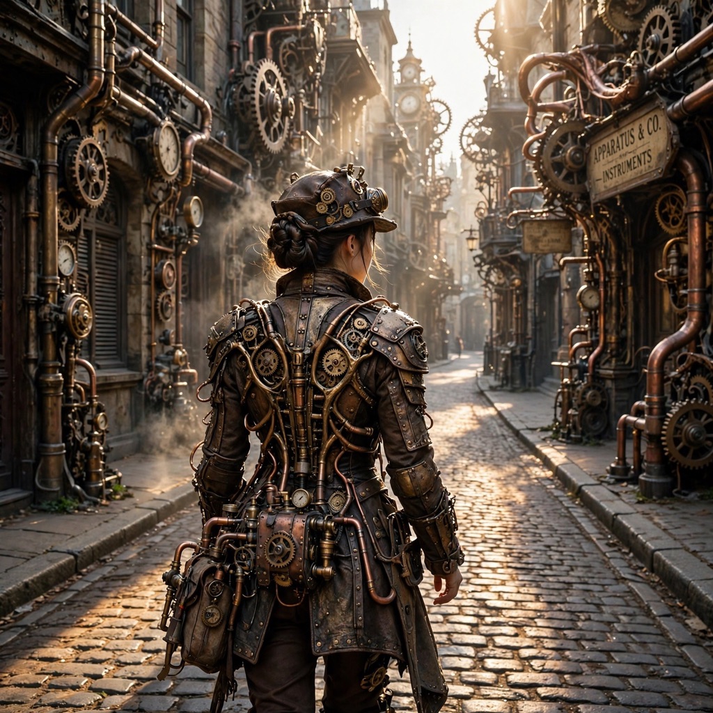 The Steampunk style rendered with muse-image-1.0