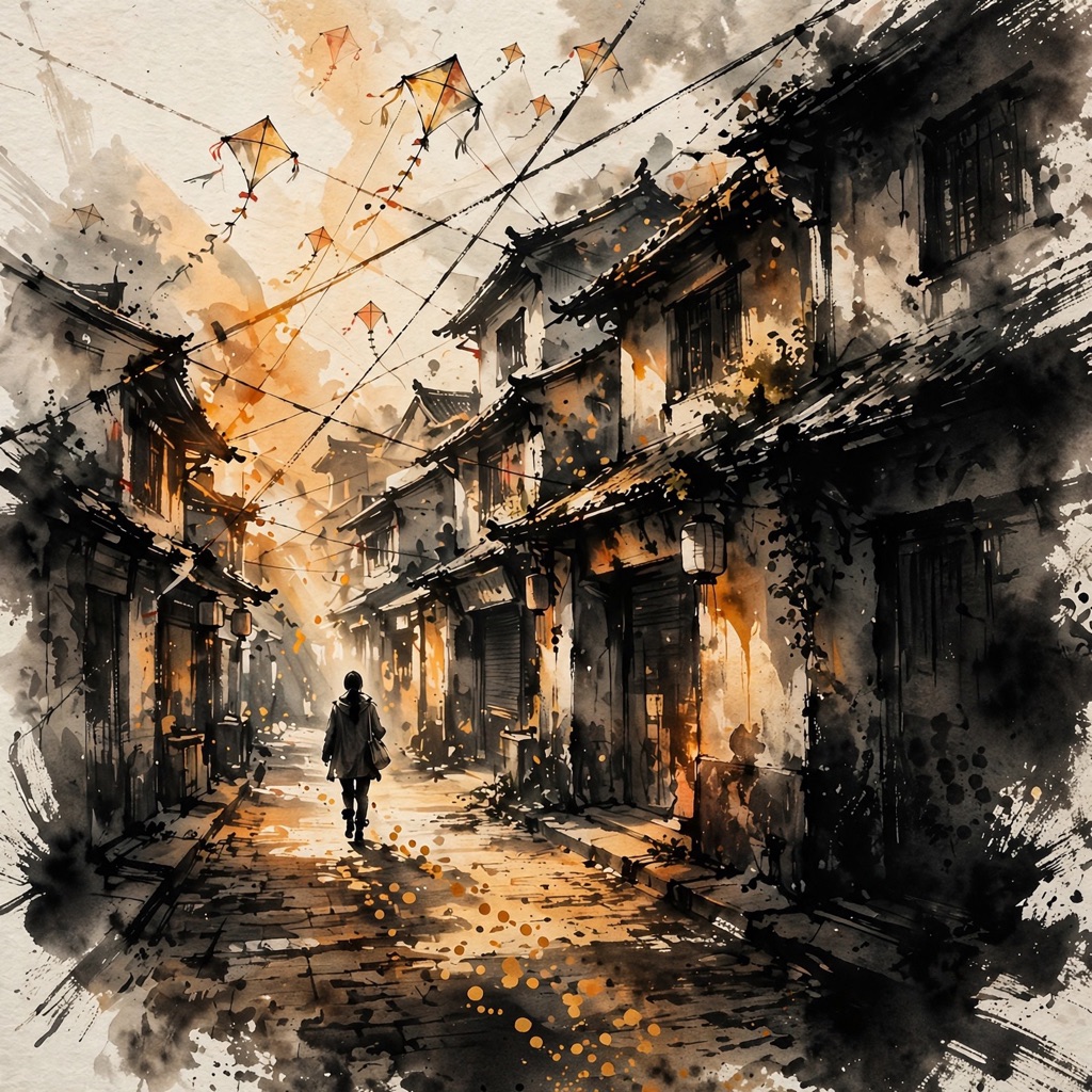 The ensioned Wash Realism style rendered with muse-image-1.0