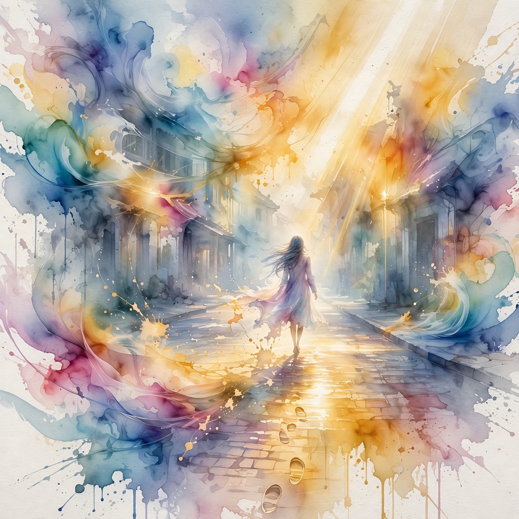The LuminousFlow style rendered with muse-image-1.0