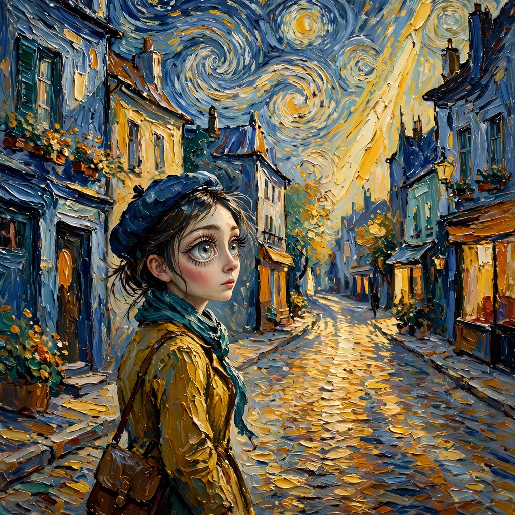 The Swirling Impasto Vision style rendered with muse-image-1.0