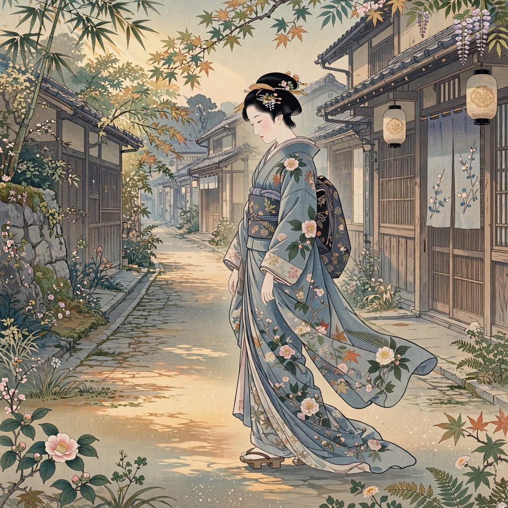The BijinUkiyoe style rendered with muse-image-1.0