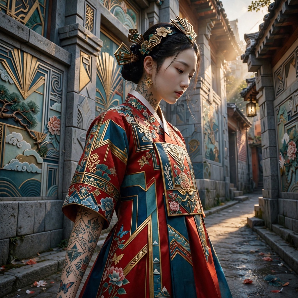 The DecoMinhwa style rendered with muse-image-1.0
