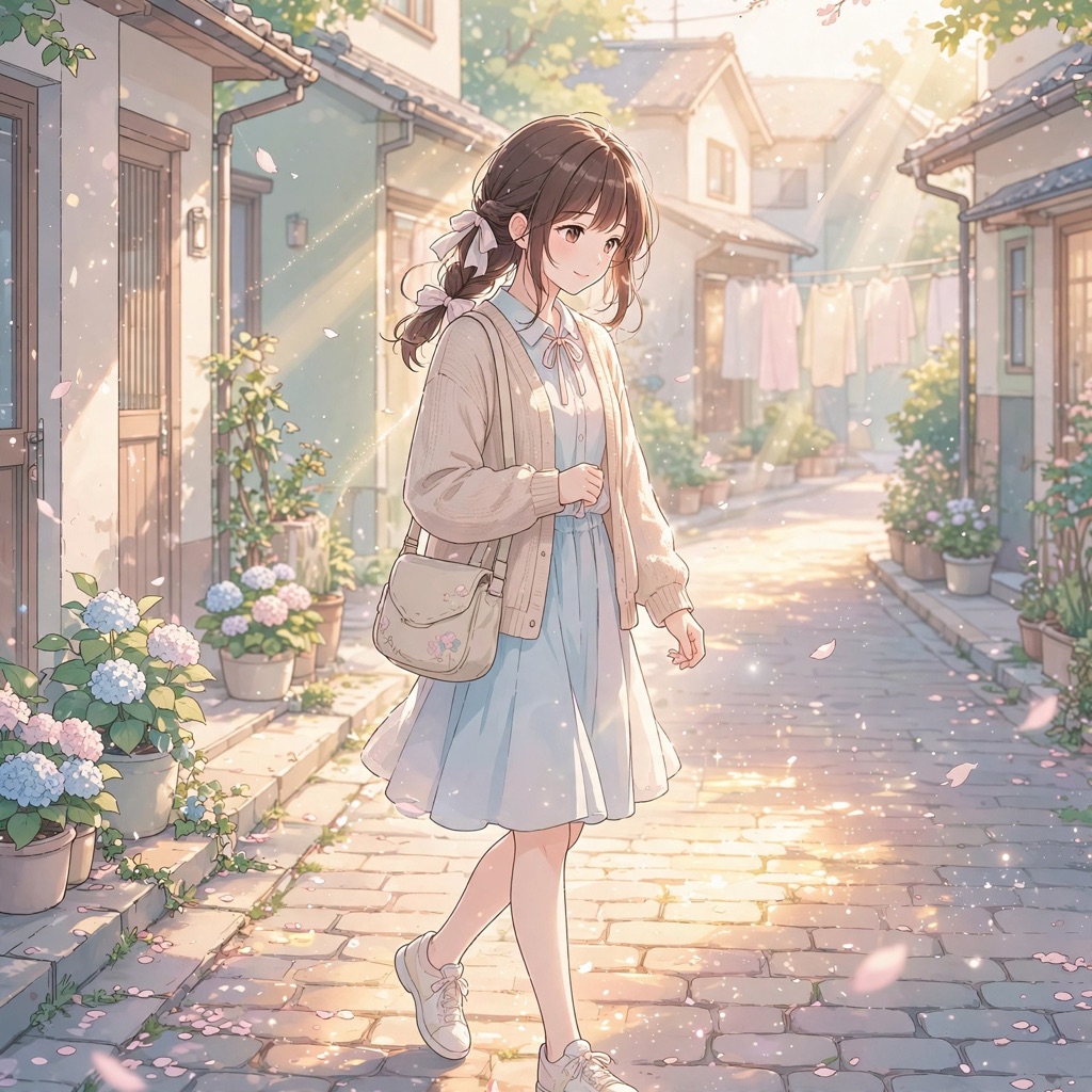 The luminous anime style rendered with muse-image-1.0