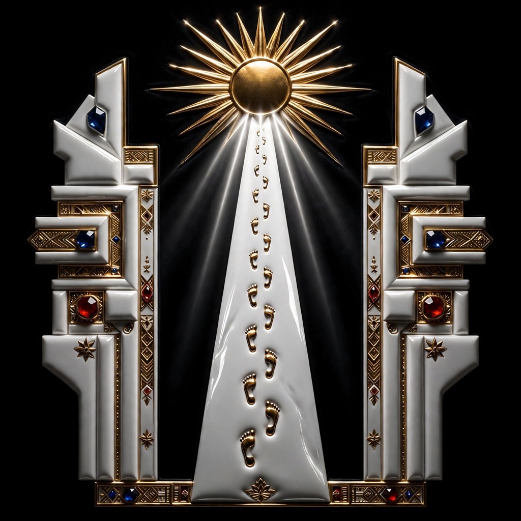 The Burnished Chiaroscuro Iconography style rendered with muse-image-1.0