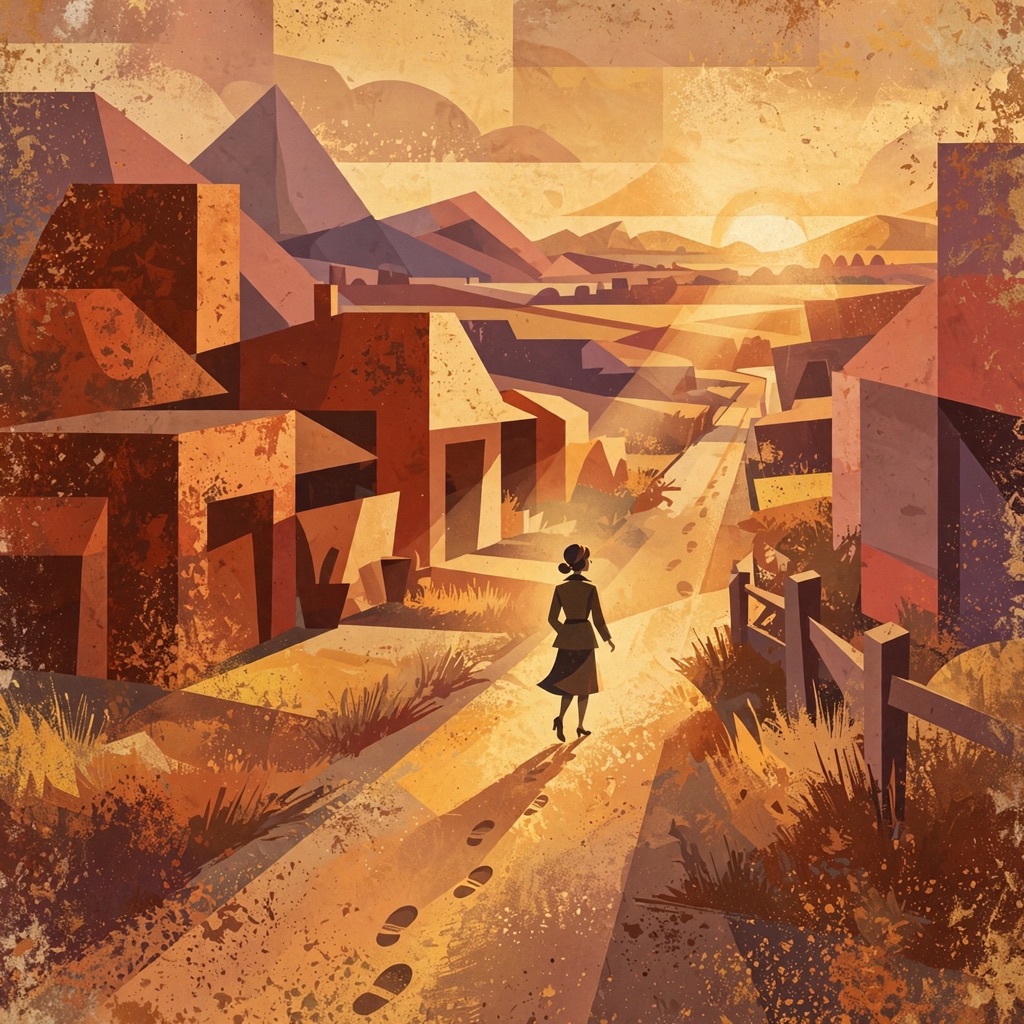 The Burnished Desert style rendered with muse-image-1.0