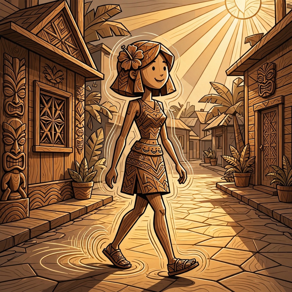 The Soft Toon Polynesia style rendered with muse-image-1.0