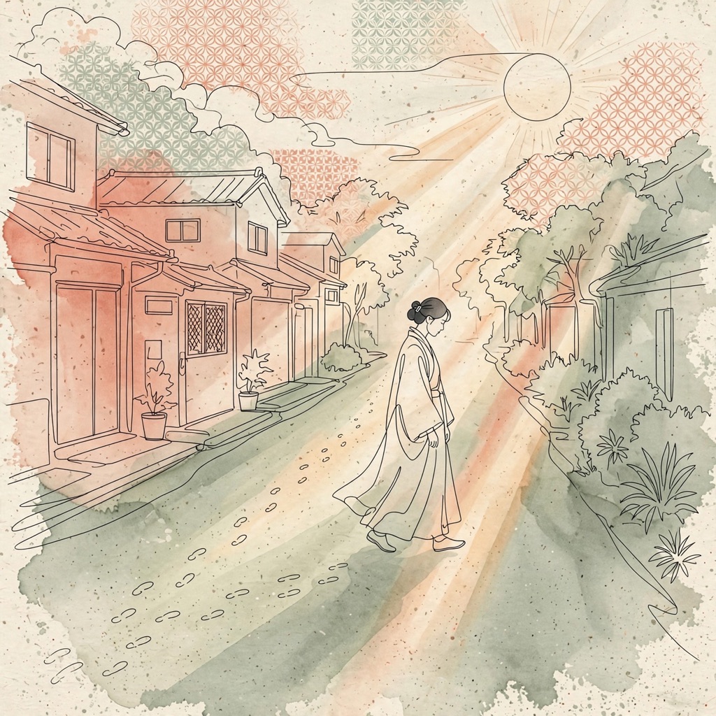 The Ukiyo Stillness style rendered with muse-image-1.0