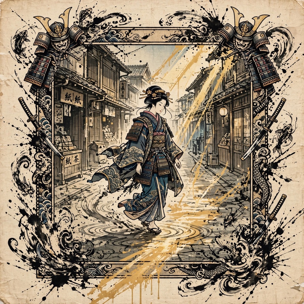 The AnarchicUkiyo style rendered with muse-image-1.0
