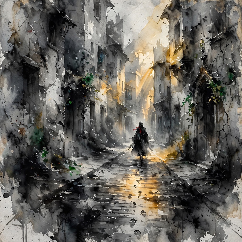 The Silvered-Gothic Luminism style rendered with muse-image-1.0