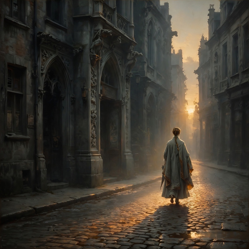 The Twilight Porcelain Melancholia style rendered with muse-image-1.0