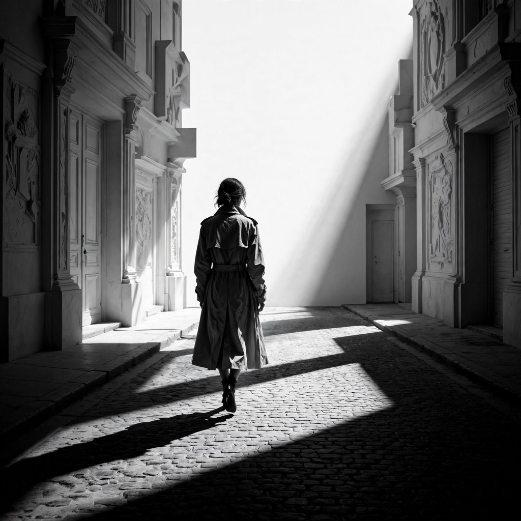 The Noir-Minimalist style rendered with muse-image-1.0
