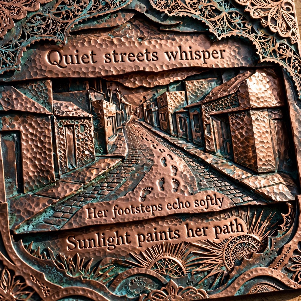The Hammered Copper style rendered with muse-image-1.0