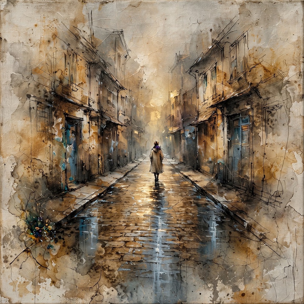 The Aged-Varnish Decay style rendered with muse-image-1.0